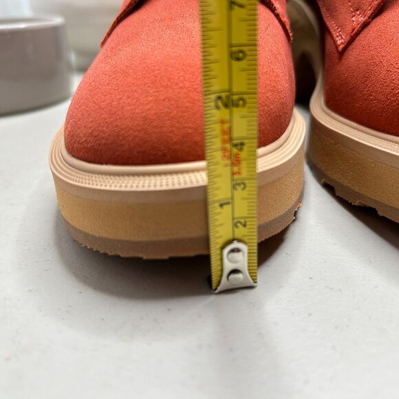 Sorel Hi-Line Heel Lace Boots Warp Red, Tawny Buff NL4875-849 Women 11 NWB - Picture 9 of 11